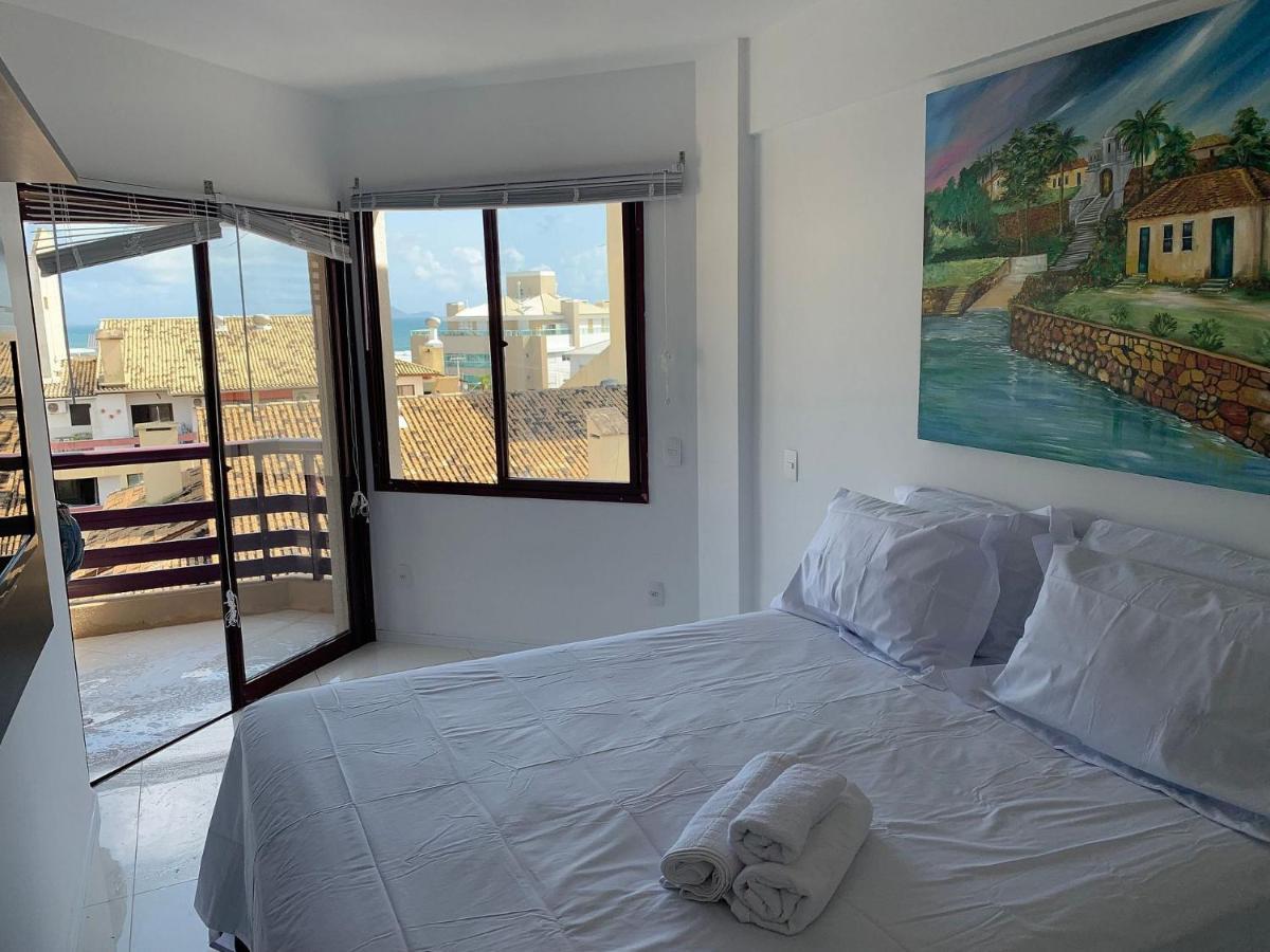 Apartamento Com Vista Do Mar Em Residencial Com Piscina Florianópolis Екстериор снимка