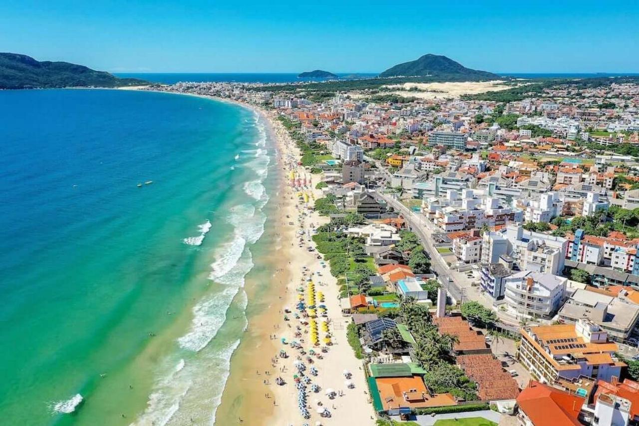 Apartamento Com Vista Do Mar Em Residencial Com Piscina Florianópolis Екстериор снимка