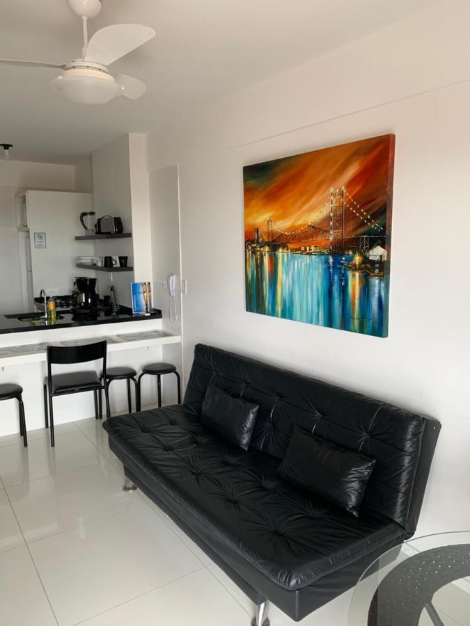 Apartamento Com Vista Do Mar Em Residencial Com Piscina Florianópolis Екстериор снимка