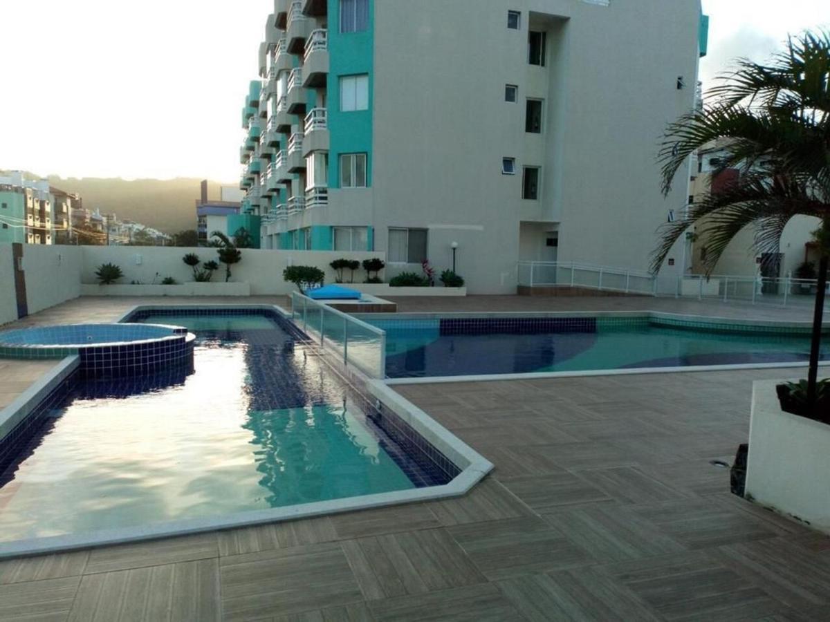 Apartamento Com Vista Do Mar Em Residencial Com Piscina Florianópolis Екстериор снимка
