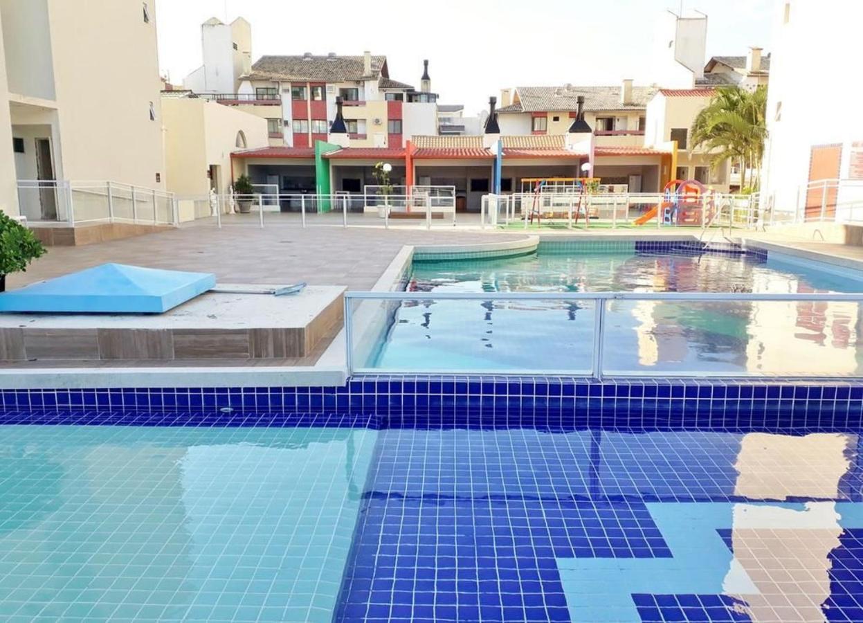 Apartamento Com Vista Do Mar Em Residencial Com Piscina Florianópolis Екстериор снимка
