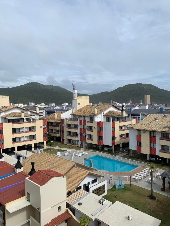 Apartamento Com Vista Do Mar Em Residencial Com Piscina Florianópolis Екстериор снимка